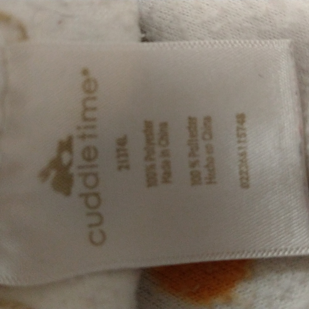 7 Items Little Me & More Fox Baby Themed, Blanket and Towel, Clothing Set - Picture 3 of 16